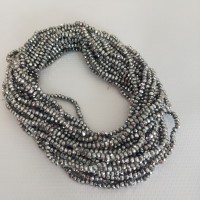 3 mm Metalik Kristal (Gümüş)