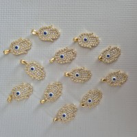 14K altın kaplama (Xuping) Zirkon Fatma Ana Eli