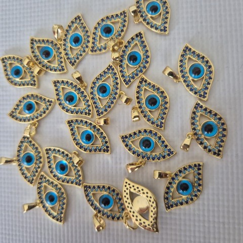 14K altın kaplama (Xuping) Zirkon Göz Aparat